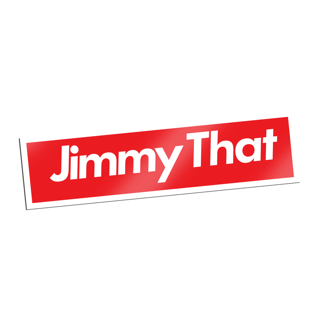 Red box-logo Jimmy That sticker