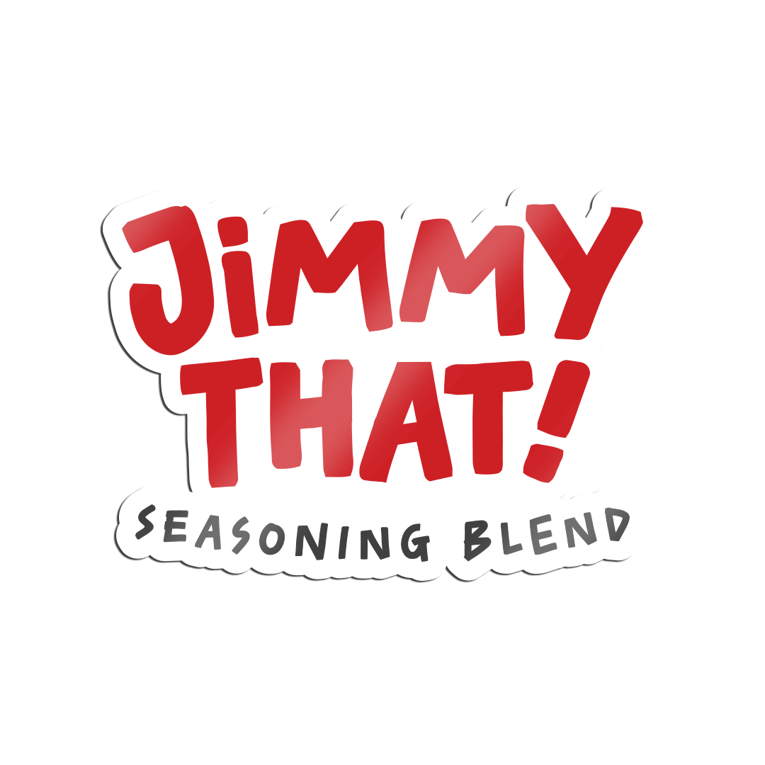 Red Jimmy That! Seasoning Blend logo sticker